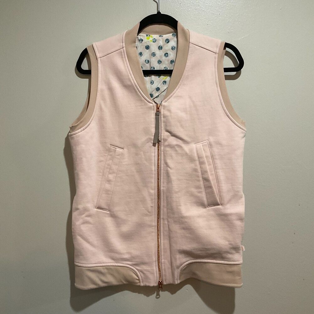 Lululemon Departure Vest Parfait Pink Zip Up 8 Soft Fleece Rose Gold Athletic